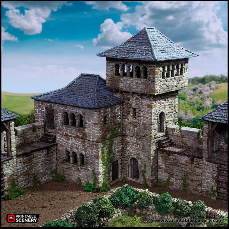 The Kings Quarters - King and Country, DnD, Pathfinder, 15mm, 28mm, 32mm, wargaming terrain, scatter scenery D&D medieval-1