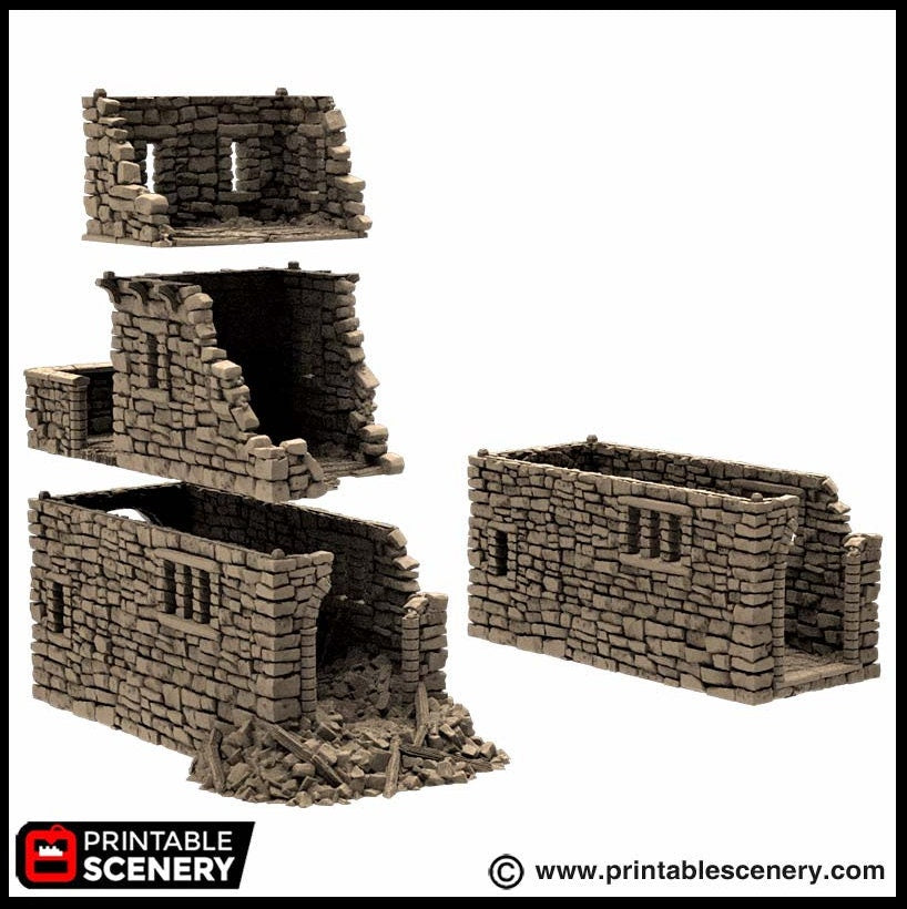 Ruined Kings Gate - King and Country, DnD, Pathfinder, 15mm, 28mm, 32mm, wargaming terrain, scatter scenery D&D medieval-4