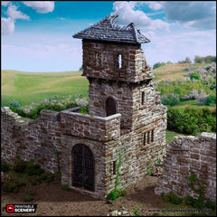 Ruined Kings Gate - King and Country, DnD, Pathfinder, 15mm, 28mm, 32mm, wargaming terrain, scatter scenery D&D medieval-2