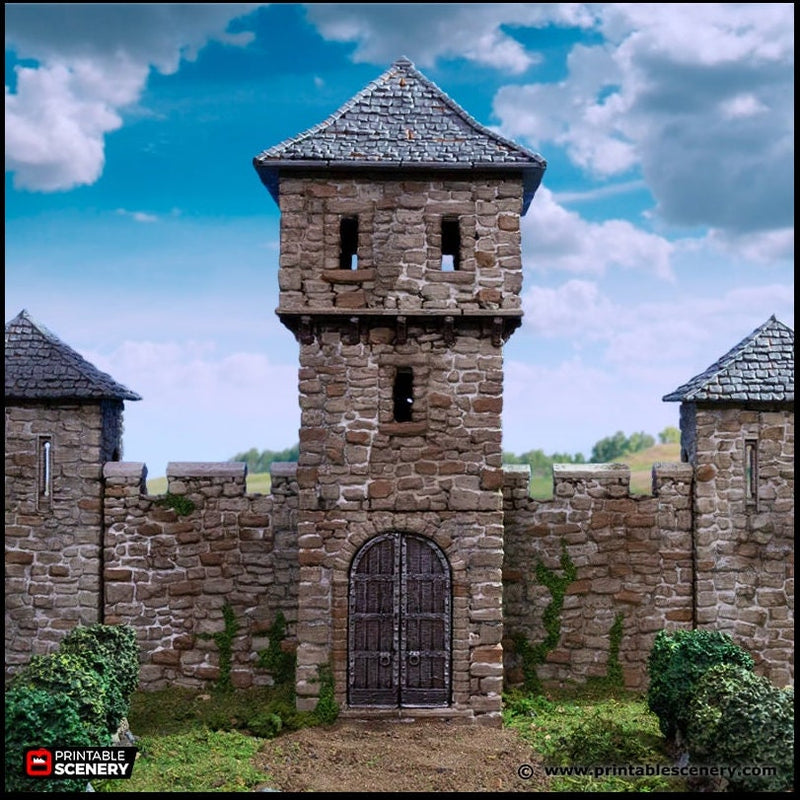 King's Gate - King and Country, DnD, Pathfinder, 15mm, 28mm, 32mm, wargaming terrain, scatter scenery D&D medieval castle-3