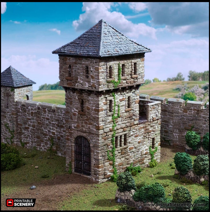 King's Gate - King and Country, DnD, Pathfinder, 15mm, 28mm, 32mm, wargaming terrain, scatter scenery D&D medieval castle-1