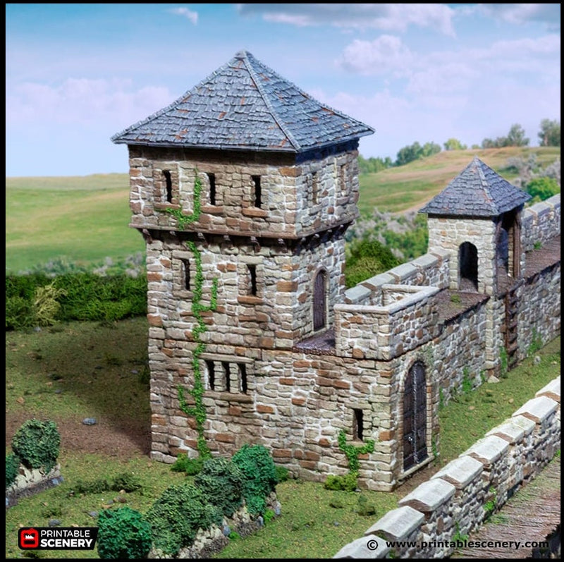 King's Gate - King and Country, DnD, Pathfinder, 15mm, 28mm, 32mm, wargaming terrain, scatter scenery D&D medieval castle-2