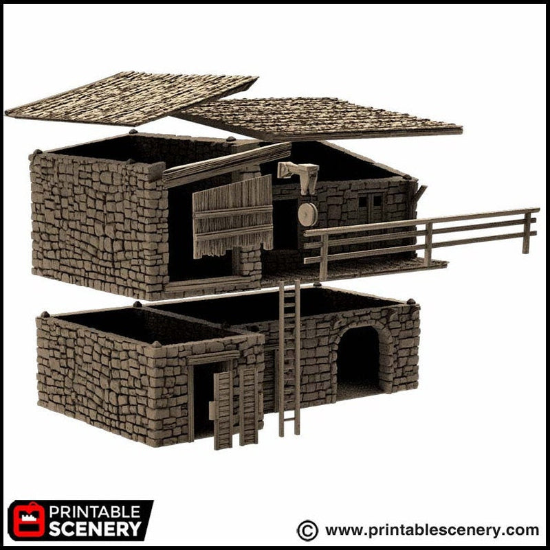 King Stables - King and Country, DnD, Pathfinder, 15mm, 28mm, 32mm, wargaming terrain, scatter scenery D&D medieval-6
