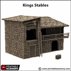 King Stables - King and Country, DnD, Pathfinder, 15mm, 28mm, 32mm, wargaming terrain, scatter scenery D&D medieval-8