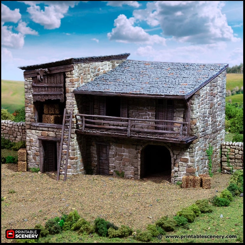King Stables - King and Country, DnD, Pathfinder, 15mm, 28mm, 32mm, wargaming terrain, scatter scenery D&D medieval-2