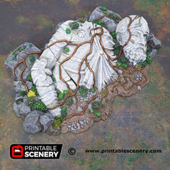 Giant Statue - Shadowfey Wilds, DnD 5E, Pathfinder 2E 15mm, 28mm, 32mm, wargaming terrain, scatter scenery, D&D bolt action,-4