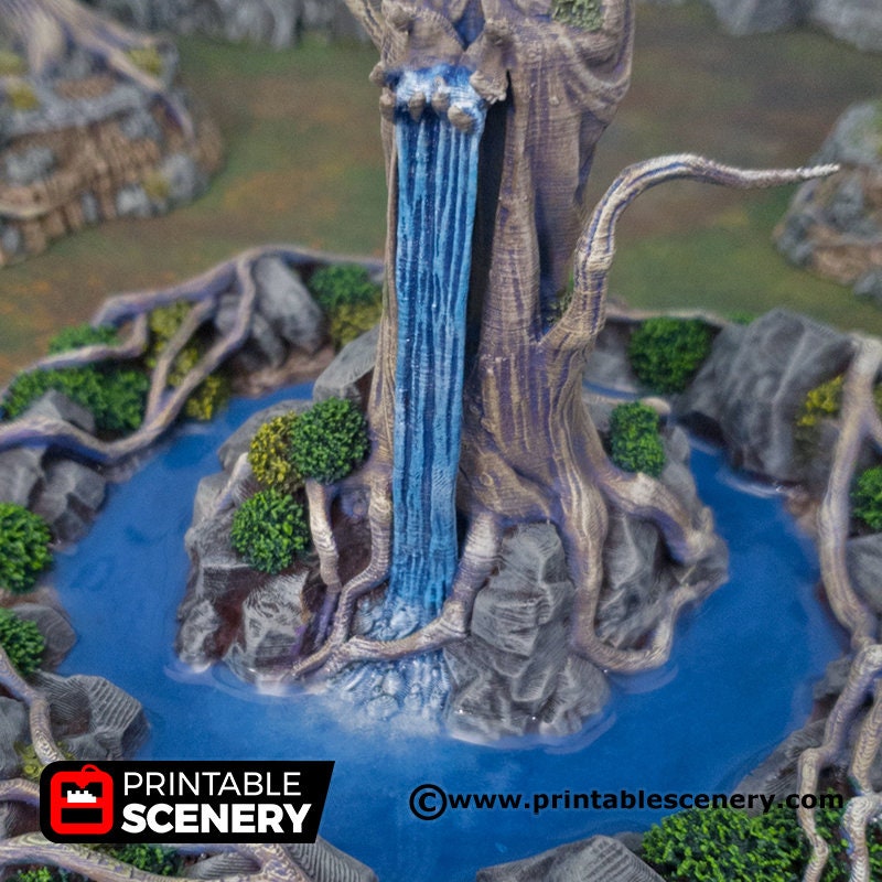 Feywood Shrine - Shadowfey Wilds, DnD 5E, Pathfinder 2E 15mm, 28mm, 32mm, wargaming terrain, scatter scenery, D&D bolt action,-4