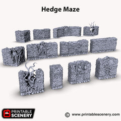 Hedge Maze - Shadowfey Wilds, DnD 5E, Pathfinder 2E 15mm, 28mm, 32mm, wargaming terrain, scatter scenery, D&D bolt action-2
