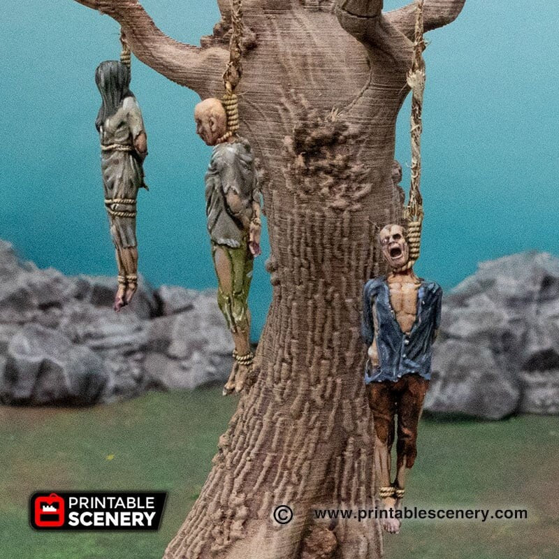 Hangman's Tree - Shadowfey Wilds, DnD 5E, Pathfinder 2E 15mm, 28mm, 32mm, wargaming terrain, scatter scenery, D&D bolt action-5