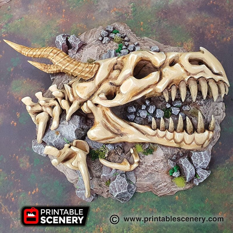 Dragon's Graveyard - Shadowfey Wilds, DnD 5E, Pathfinder 2E 15mm, 28mm, 32mm, wargaming terrain, scatter scenery, D&D bolt action-3