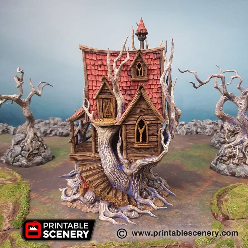 Feywild Bower - Shadowfey Wilds, DnD 5E, Pathfinder 2E 15mm, 28mm, 32mm, wargaming terrain, scatter scenery, D&D bolt action-2