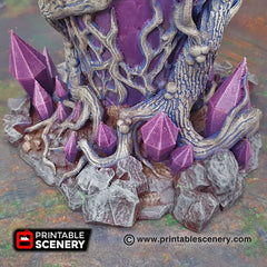 Corrupted Feyheart - Shadowfey Wilds, DnD 5E, Pathfinder 2E 15mm, 28mm, 32mm, wargaming terrain, scatter scenery, D&D-3
