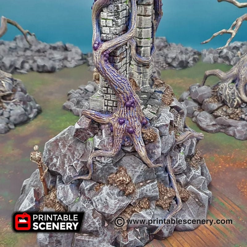 The Shadow Gate - Shadowfey Wilds, DnD 5E, Pathfinder 2E 15mm, 28mm, 32mm, wargaming terrain, scatter scenery, D&D-5