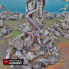 The Shadow Gate - Shadowfey Wilds, DnD 5E, Pathfinder 2E 15mm, 28mm, 32mm, wargaming terrain, scatter scenery, D&D-5