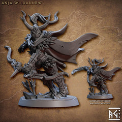 Anja Wildarrow - AG - Golem Simulacra | DnD Miniature | Warforged | Ranger | Druid | Ranged | Female | Android | Rogue | Pathfinder 2E-1