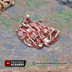 Corpse Piles - Shadowfey Wilds, DnD 5E, Pathfinder 2E 15mm, 28mm, 32mm, wargaming terrain, scatter scenery, D&D-4