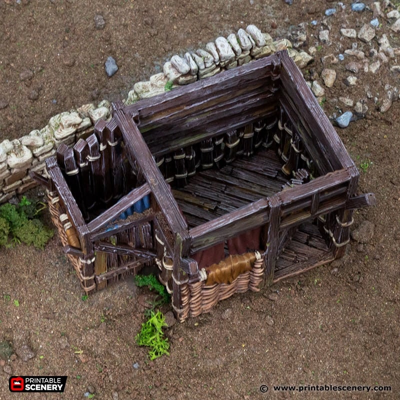 Medium Shanty - King and Country, DnD, Pathfinder, 15mm, 28mm, 32mm, wargaming terrain, scatter scenery D&D medieval-4