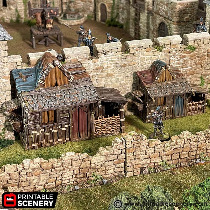 Medium Shanty - King and Country, DnD, Pathfinder, 15mm, 28mm, 32mm, wargaming terrain, scatter scenery D&D medieval-3