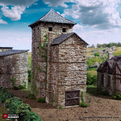 Black Rock Keep - King and Country, DnD, Pathfinder, 15mm, 28mm, 32mm, wargaming terrain, scatter scenery D&D medieval-2