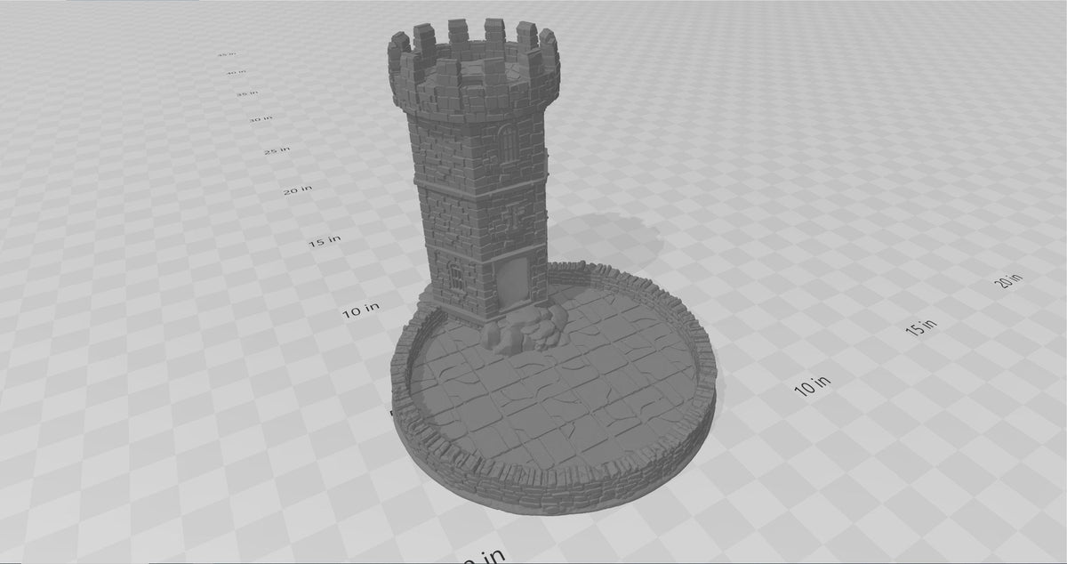 Winterdale Dice Tower - DnD, Pathfinder, 15mm, 28mm, 32mm, wargaming terrain, scatter scenery D&D medieval, accessories-4