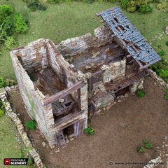 Ruined King Stables - King and Country, DnD, Pathfinder, 15mm, 28mm, 32mm, wargaming terrain, scatter scenery D&D medieval-5