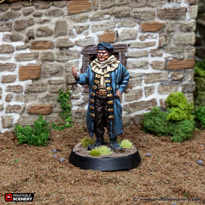 The Grocer - King and Country, DnD 5E, Pathfinder 2E 15mm, 28mm, 32mm, wargaming terrain, scatter scenery, D&D village town-3