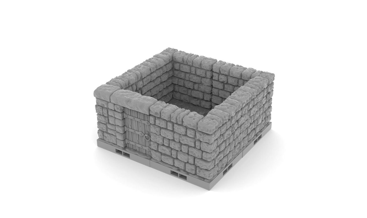 dnd dungeon tiles - 4"x4" Small Room - Dungeon Theme | Tabletop Terrain | Dungeons And Dragons 5e, D&D, Pathfinder 2e, Wargaming, Fat Dragon-4