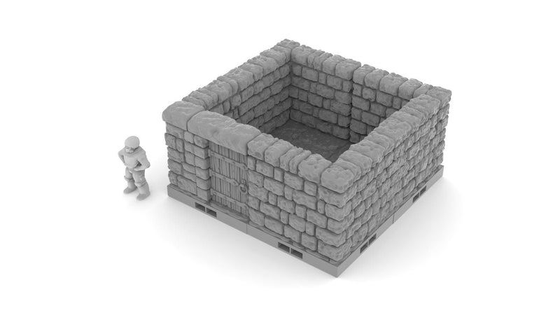 dnd dungeon tiles - 4"x4" Small Room - Dungeon Theme | Tabletop Terrain | Dungeons And Dragons 5e, D&D, Pathfinder 2e, Wargaming, Fat Dragon-3