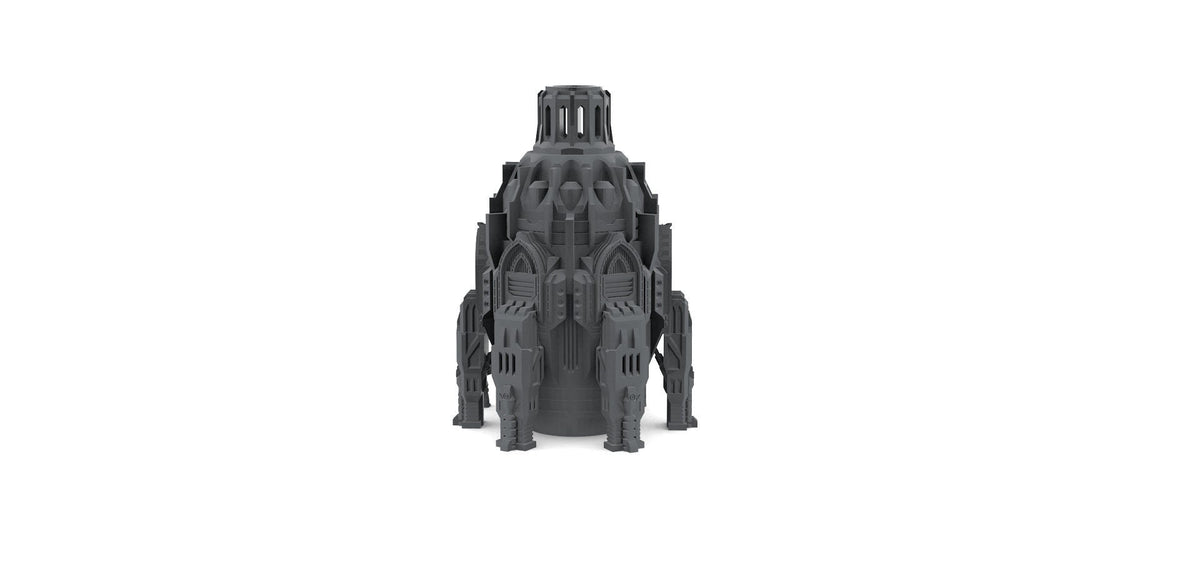 Terra Forma Facility - Gothic Scifi terrain - Infinity, Legion, Sci-fi, Scifi, Cyberpunk, tabletop, Scatter Scenery 32mm 28mm-5
