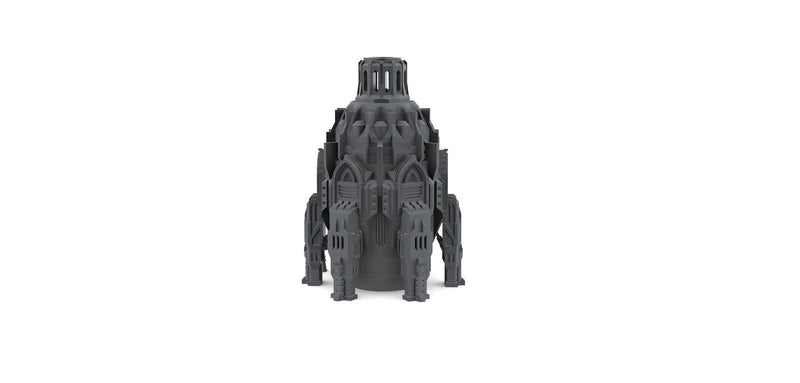 Terra Forma Facility - Gothic Scifi terrain - Infinity, Legion, Sci-fi, Scifi, Cyberpunk, tabletop, Scatter Scenery 32mm 28mm-5