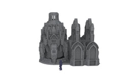 Terra Forma Facility - Gothic Scifi terrain - Infinity, Legion, Sci-fi, Scifi, Cyberpunk, tabletop, Scatter Scenery 32mm 28mm-6