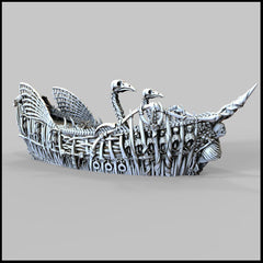 The Undead Fluyt - The Lost Ships, DnD 5E, Pathfinder 2E 15mm 28mm 32mm, wargaming terrain, scatter scenery D&D age of sail pirate-7