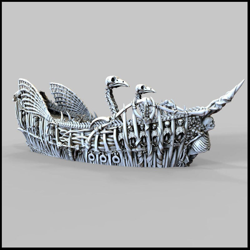 The Undead Fluyt - The Lost Ships, DnD 5E, Pathfinder 2E 15mm 28mm 32mm, wargaming terrain, scatter scenery D&D age of sail pirate-7