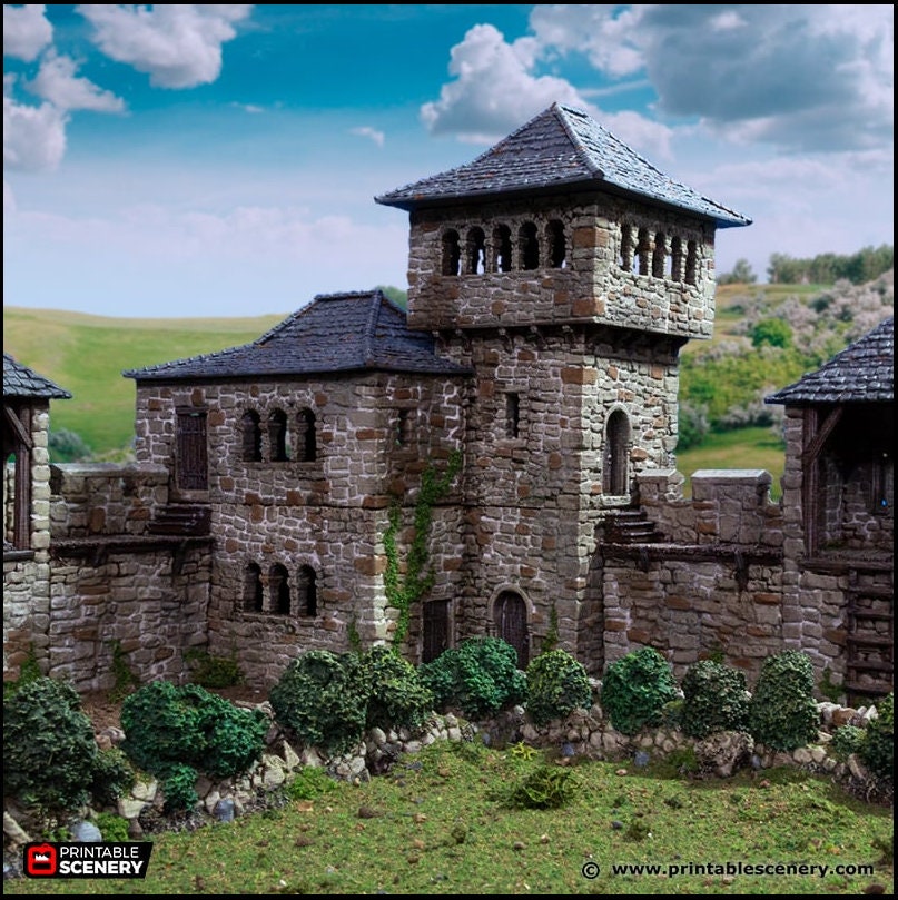 The Kings Quarters - King and Country, DnD, Pathfinder, 15mm, 28mm, 32mm, wargaming terrain, scatter scenery D&D medieval-2