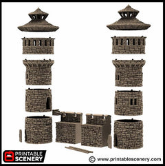 King's Round Tower - King and Country, DnD, Pathfinder, 15mm, 28mm, 32mm, wargaming terrain, scatter scenery D&D medieval castle-6