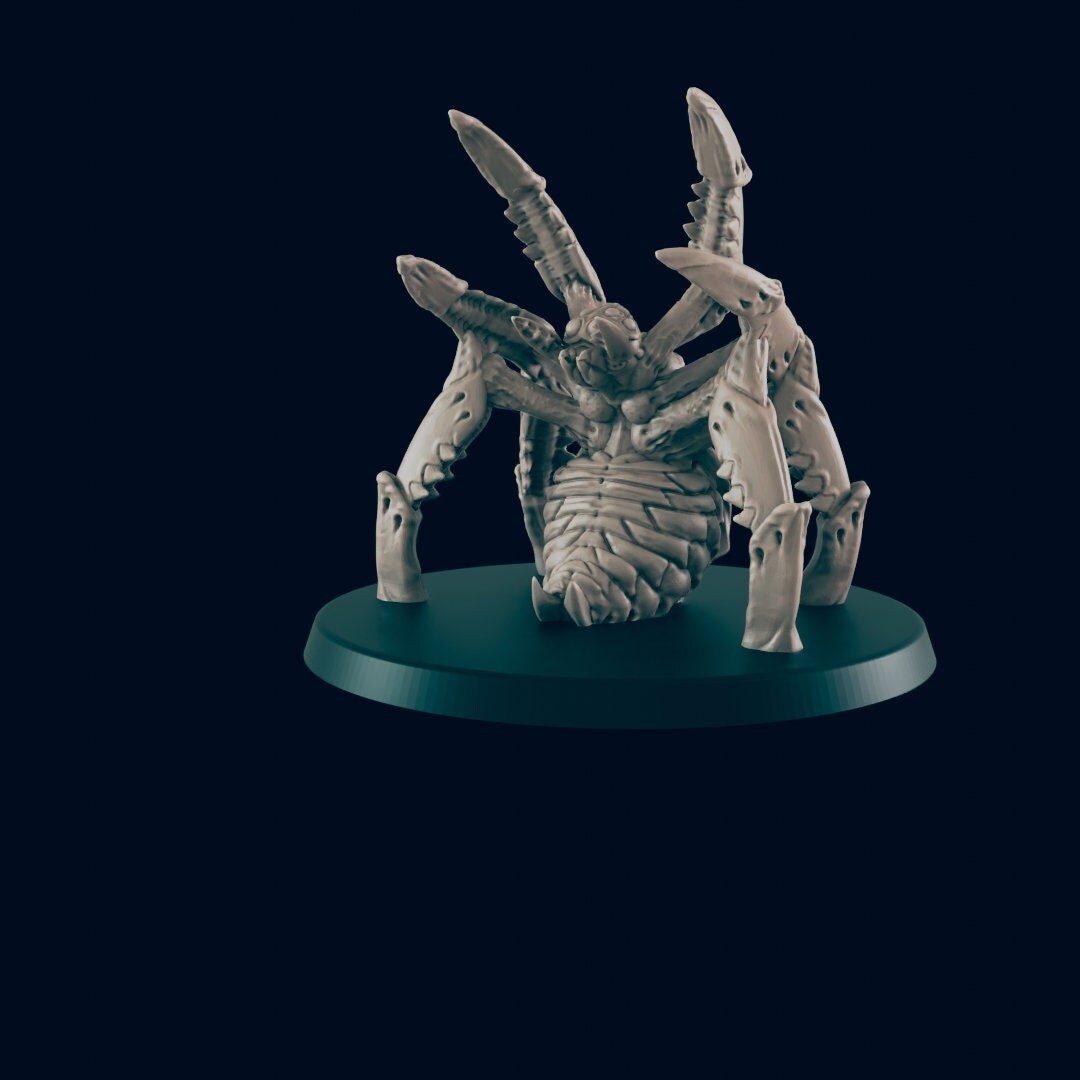 Giant Spider - EC3D, DnD Miniature | Animal | Monster| 5E | Large | Cavern | Fantasy | Forest | Druid Form | 28mm | Bug | Underdark | Cave
