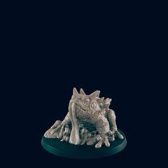Giant Toad- EC3D, DnD Miniature | Animal | Monster| 5E | Large | Cavern | Fantasy | River | Swamp | Druid Form | 28mm | Water | Frog-1