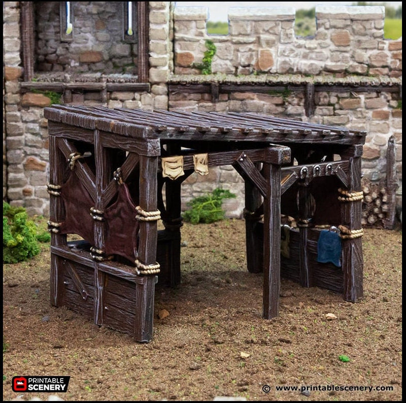 The Smithy - King and Country, DnD, Pathfinder, 15mm, 28mm, 32mm, wargaming terrain, scatter scenery D&D medieval castle-3