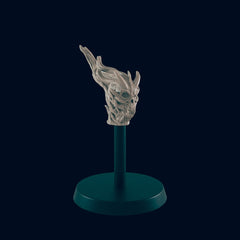 Flame Skull - EC3D, DnD miniature | Monster | 5E | Undead | Skeleton | 28mm | Fantasy | Demon | Necromancer | Magic | Warlock-1