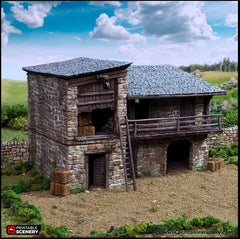 King Stables - King and Country, DnD, Pathfinder, 15mm, 28mm, 32mm, wargaming terrain, scatter scenery D&D medieval-1