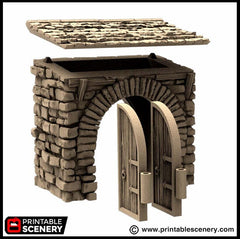 Farm Gate - King and Country, dnd Medieval building, Village, Town, Wargaming Terrain, Scatter scenery, House, Farming, Chicken, Walls Stone-7