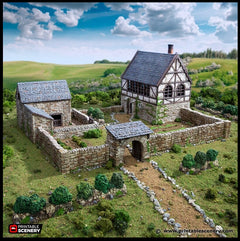 Farm Gate - King and Country, dnd Medieval building, Village, Town, Wargaming Terrain, Scatter scenery, House, Farming, Chicken, Walls Stone-6