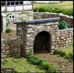 Farm Gate - King and Country, dnd Medieval building, Village, Town, Wargaming Terrain, Scatter scenery, House, Farming, Chicken, Walls Stone-4