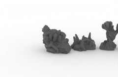 Alien Organics - EC3D Ignis Quadrant, Infinity, Legion, Sci-fi, Cyberpunk, tabletop terrain, Scatter Scenery, trees, Martian-3