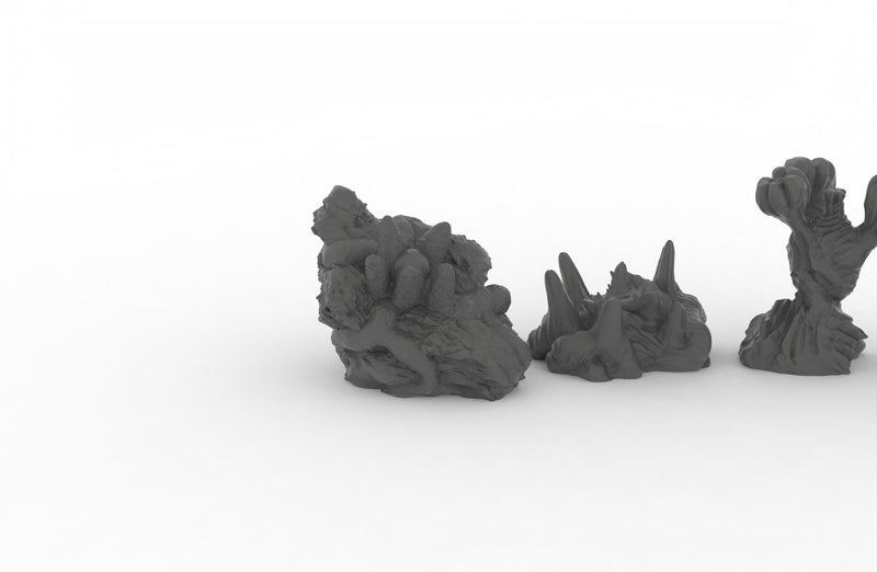 Alien Organics - EC3D Ignis Quadrant, Infinity, Legion, Sci-fi, Cyberpunk, tabletop terrain, Scatter Scenery, trees, Martian-3
