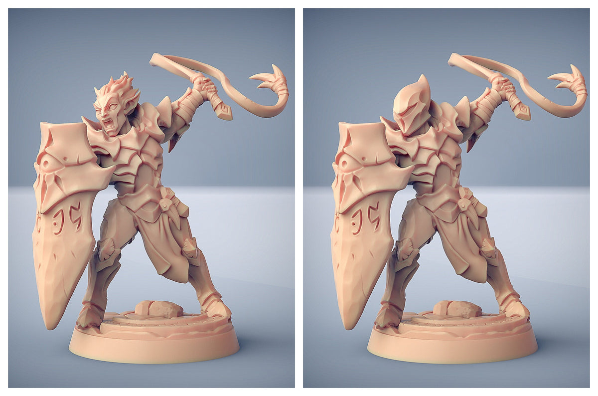 Ashen Alfar Inquisitors - Artisans Guild Dnd Miniature | Male | Female | Elf | Vampire | Fighter | Melee | | Pathfinder | Paladin | Cleric-2