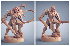 Ashen Alfar Inquisitors - Artisans Guild Dnd Miniature | Male | Female | Elf | Vampire | Fighter | Melee | | Pathfinder | Paladin | Cleric-4