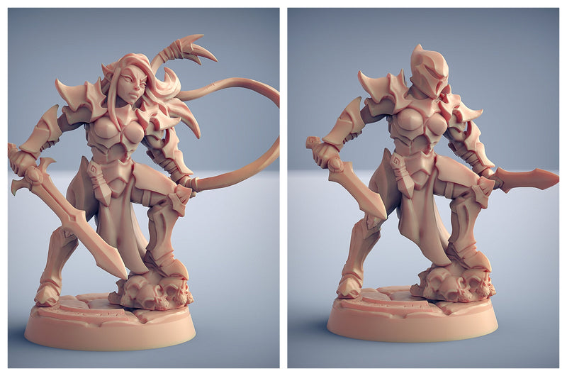 Ashen Alfar Inquisitors - Artisans Guild Dnd Miniature | Male | Female | Elf | Vampire | Fighter | Melee | | Pathfinder | Paladin | Cleric-4