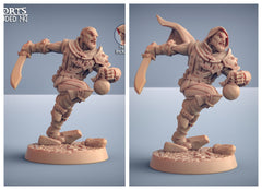 Adept Thieves - Artisans Guild Dnd Miniature | Male | Female | Human | Rogue | Assassin | Melee | Bandit | Pathfinder | FIghter | Ranger-3
