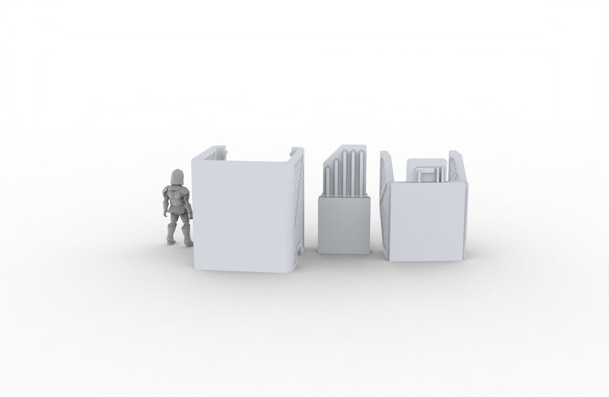 Bathroom Scatter Terrain - Novus Landing, EC3D, Infinity, Legion Sci-fi, Cyberpunk 2077, Wargaming Scenery, Washroom, Realism-2